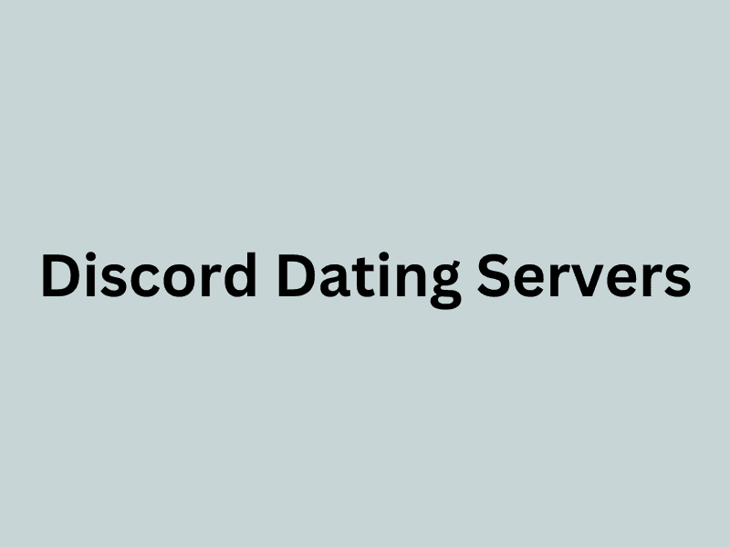 Discord Dating Servers