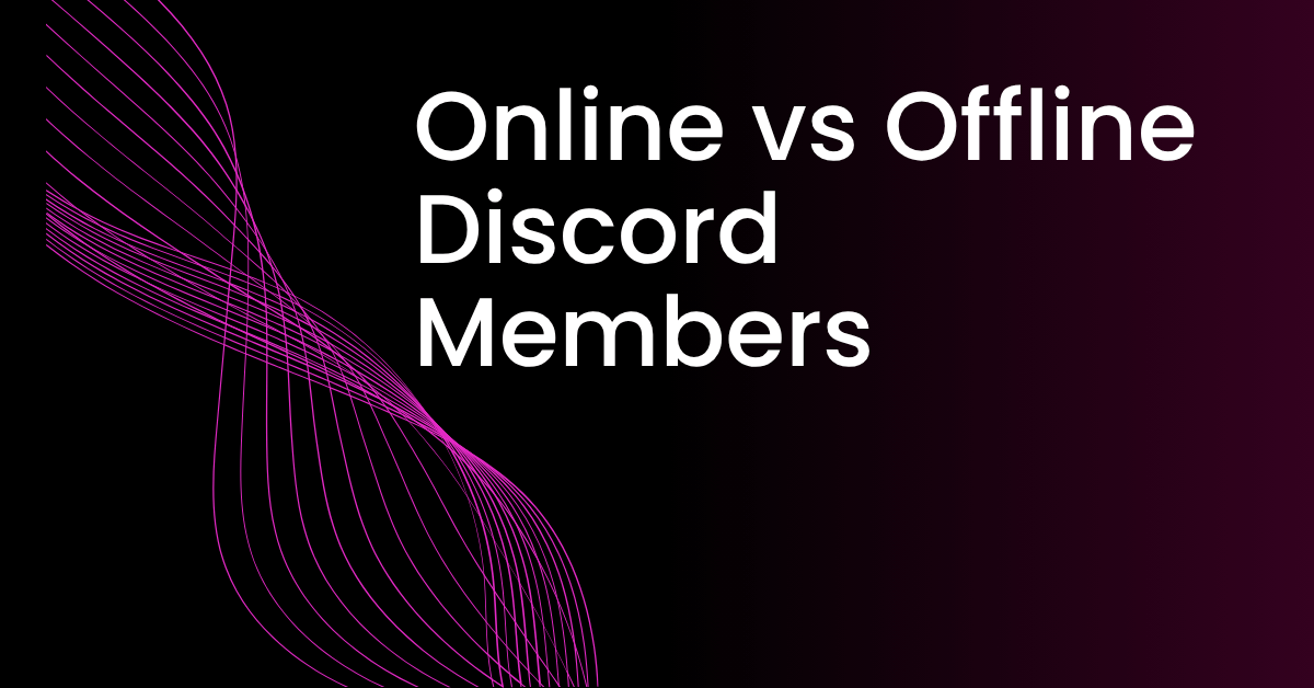 online vs offline discord members